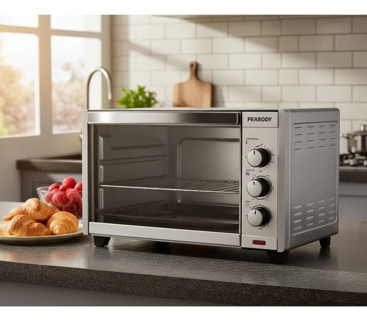 Horno Eléctrico 54 Lts Peabody Pe-he55s Conveccion 2200w Luz - Vista 7