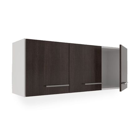 Alacena 120 Cm 3036 Blanco-Wengue