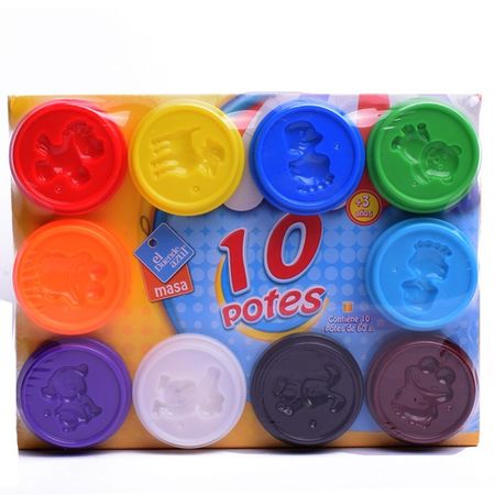 Set x 10 potes de masas (6051) 