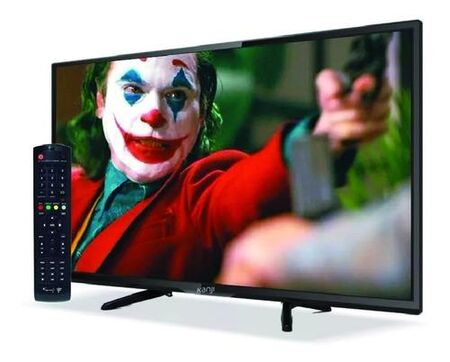 TV MONITOR LED 24" KANJI KJ-24MT005-2 HD TDA HDMI MARCO ULTRA DELGADO