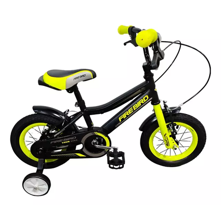 Bicicleta Firebird R12 Infantil Modelo Rocky Amarillo