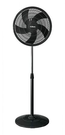 Liliana Ventilador Pie 16 Aspas Negras Oscilante VP16P