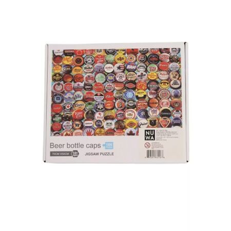 BEER BOTTLE CAPS PUZZLE