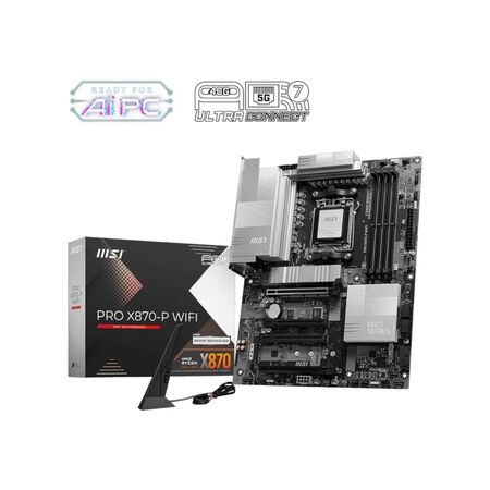 Mother MSI PRO X870-P WIFI DDR5 AM5 (Serie 7000|8000|9000)
