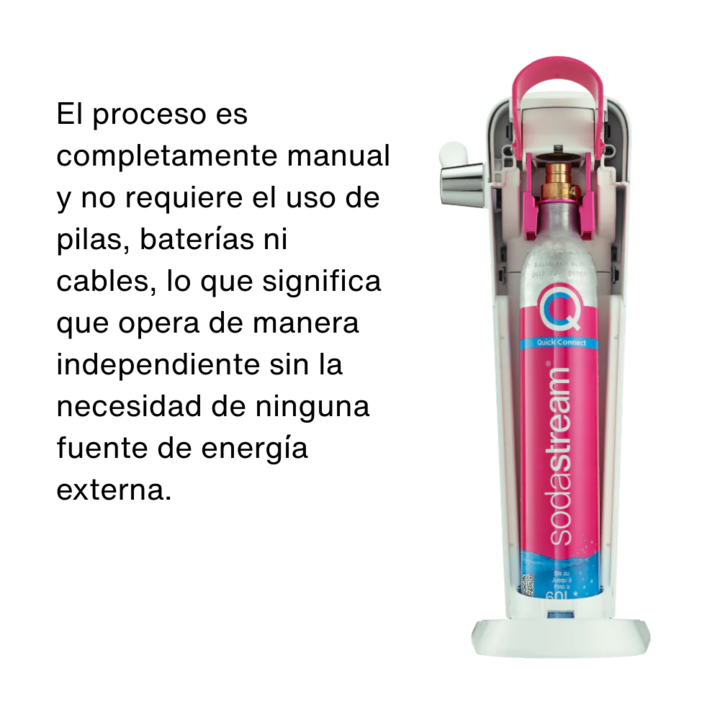 Sodastream Maquina Para Soda Art Moderna Cilindro Botella - Blanco - Vista 4