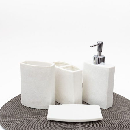 SET DE BAÑO X4 RESINA ETXE (DD-06)