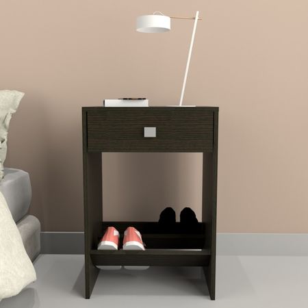 Mesa De Luz 1 Cajón Tables Cod: 6420 Wengue
