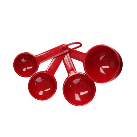 Set tazas medidoras 4pzs. KitchenAid Rojo