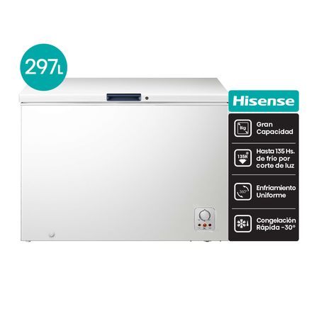 Freezer Horizontal Hisense 280L Blanco CF3N297NEW