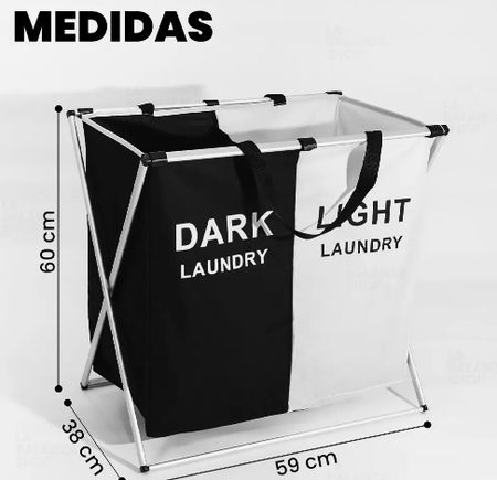 Cesto de ropa doble Impermeable Organizador