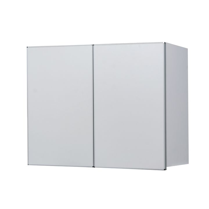 Alacena de 2 Puertas de 80 CM Blanco Aluminio - Vista 3