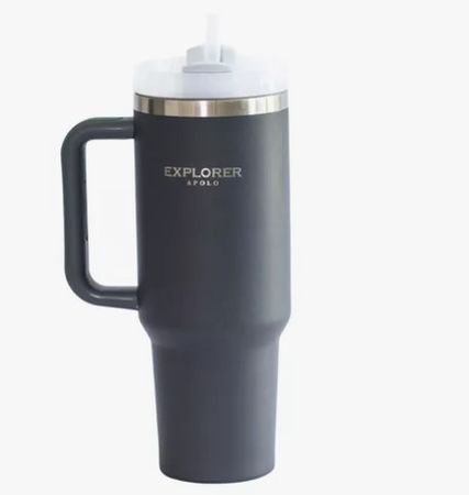 Vaso Termico Quencher 1,18 Litros Explorer Apolo Acero Gris