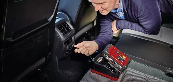 Einhell Cargador PXC Power X-Cargador para auto 3A - Vista 3