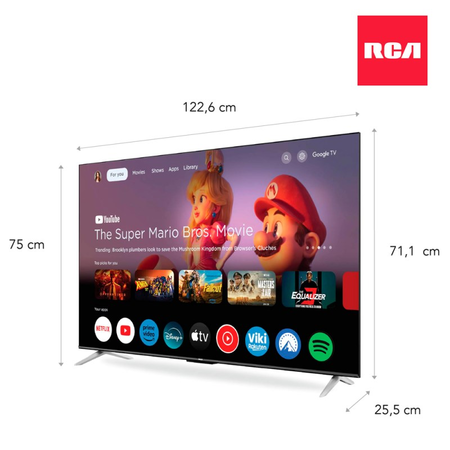 Smart Tv Led Rca 55P 4K  G55P7 Uhd Go