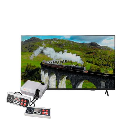 Combo Smart TV Philips 43" 4K LED Google TV + Retro NES 500 Juegos HDMI