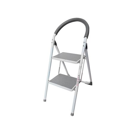 Escalera De Cocina 2 Escalones Gris
