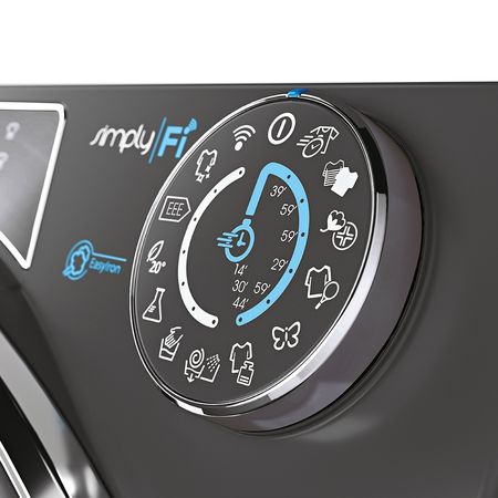 Lavarropas CANDY Ro1696dwhc7r 9KG 1600RPM INVERTER GRIS