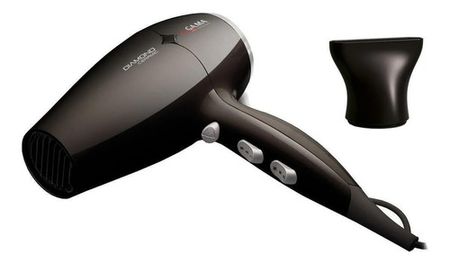 Secador De Pelo Ga.ma Italy Diamond Ceramic Negro 220v