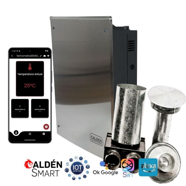 Calefactor Caldén Tiro Balanceado U (TBU) 2.0 Smart - Vista 2