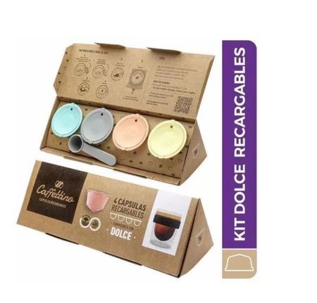 4 Capsulas Dolce Gusto Recargables Cafe