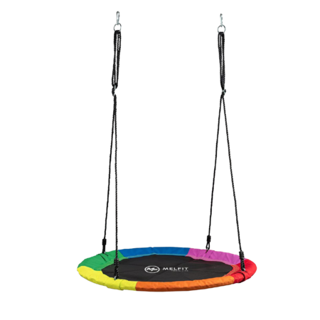 Hamaca Columpio Circular Colgante Melfit Niños Juegos Arbol Multicolor