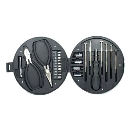 Juego Set Kit Mini Herramientas 24 Piezas Estuche Rueda Tm