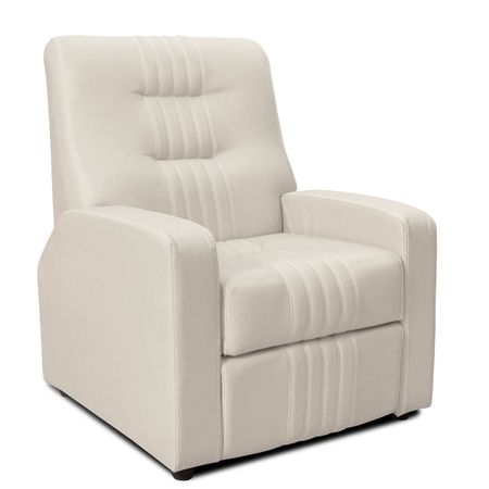 Sillón Poltrona Reclinable Tipo 3 Tapizado Inka Natural Espácity