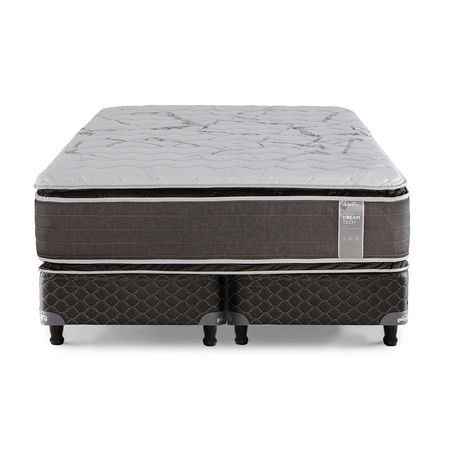 Sommier y Colchón Piero Dream Tech Resortes 200x160