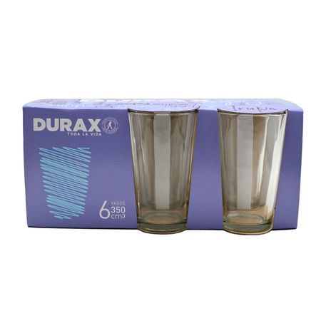 Pack Durax 6 Vasos Nilda 350 Cc