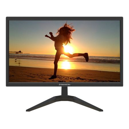 Monitor Gamer LED 19'' Daihatsu LM1900 HD con HDMI y VGA Negro