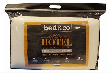 Almohada viscoelástica king size con memoria Hotel Bed & Co