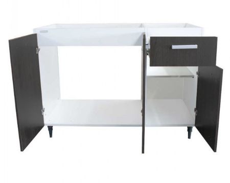 BAJO MESADA 1.20M BLANCO GRIS GRAFITO