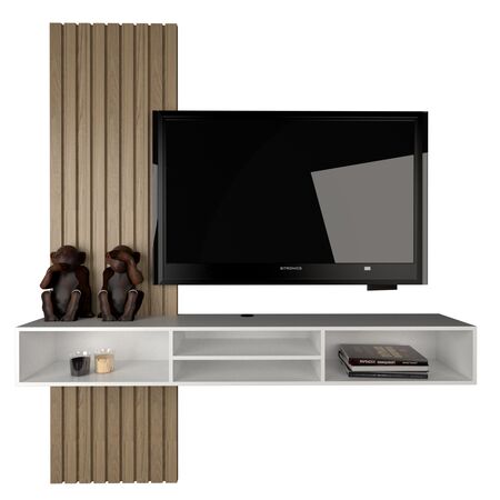 Rack TV Para Colgar Varillado 1.80 Mts Tables Cod: 1407 Olmo Finlandes-Everest