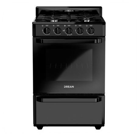 Cocina a Gas Drean 56cm 4 Hornallas Horno Easy Clean