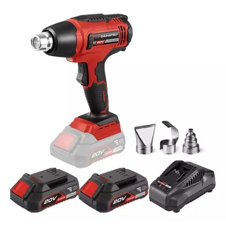 Pistola De Calor 20v Daihatsu / 2 Baterias 2.0ah / Cargador