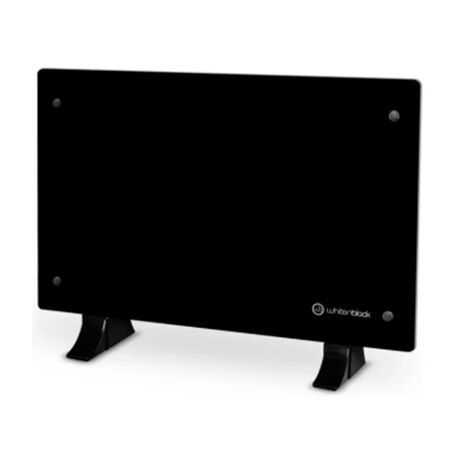 Estufa Panel De Vidrio 2200 Watts De Pie/Pared Whitenblack Wbpvwb02