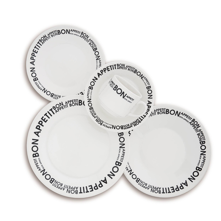 JUEGO DE VAJILLA BON APPETIT X 20 PIEZAS