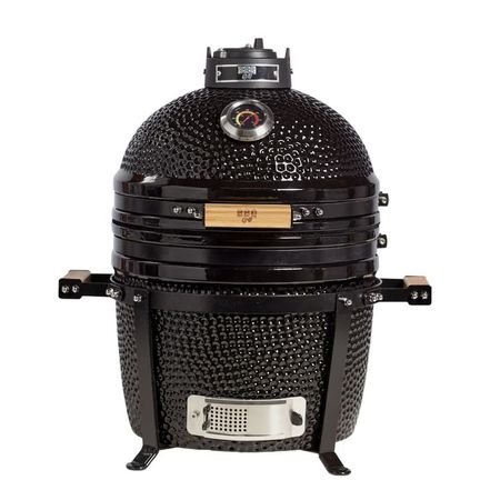 Kamado Kadu 15 Negro con funda - BBQ Grill