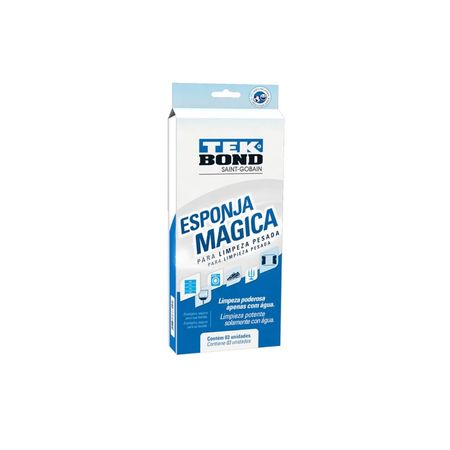 Esponja mágica para limpieza pesada blíster X3u Tek Bond