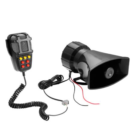 Sirena 100w 7 Sonidos Tono Alarma Moto Auto Policia Megafono