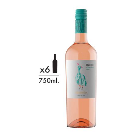 Vino Rosado Las Perdices Chac Chac Rose Caja x 6