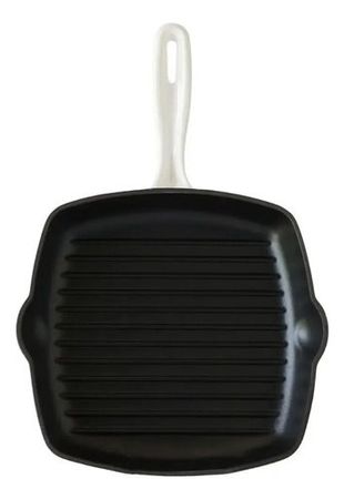 Bífera Hierro Fundido Enlozado Feuer 26 Cm Blanca Blanco