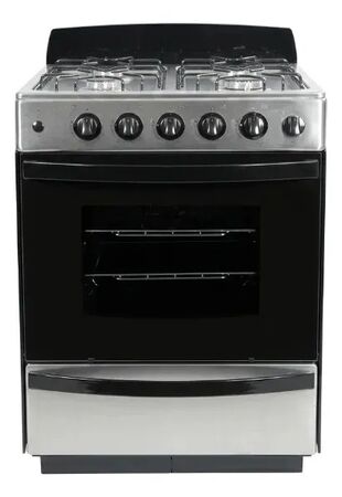 Cocina Florencia 5538 Multigas de 4 Hornallas de Acero Inoxidable
