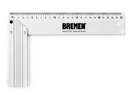 Escuadra Carpintero Bremen 10 Pulgadas Aluminio