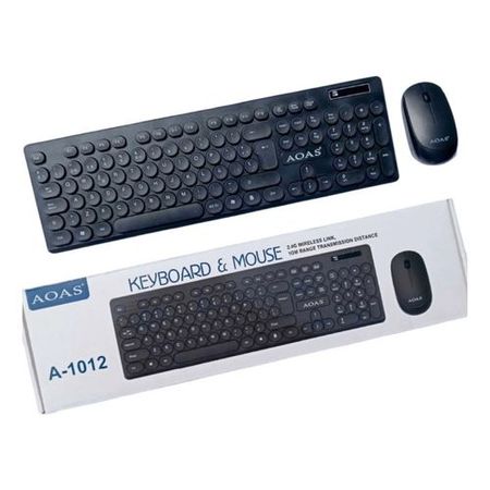 Teclado Y Mouse Inalámbrico Aoas Usb Windows
