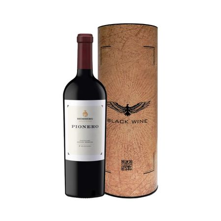 Vino Tinto Bemberg Pionero Blend y Lata Blackwine