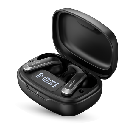 Auriculares Inalambricos Bluetooth Noak Smart Buds Display Negro