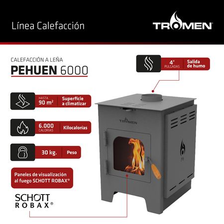 Salamandra Tromen Pehuen 6000 con Kit de instalacion