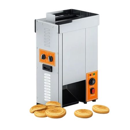 Tostadora Pan De Hamburguesas Bun Toaster 2kw Moretti Plateado