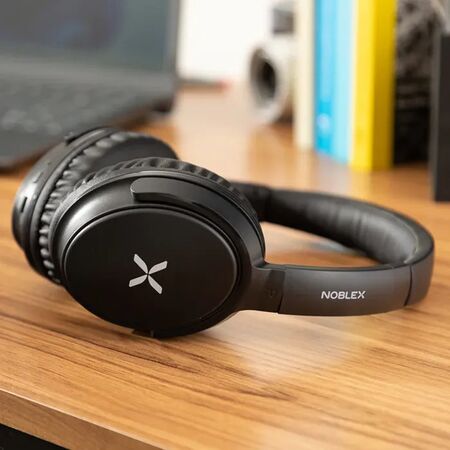 Auriculares Inalambricos Vincha Noblex Bluetooth 5.0 Negro HP350BT